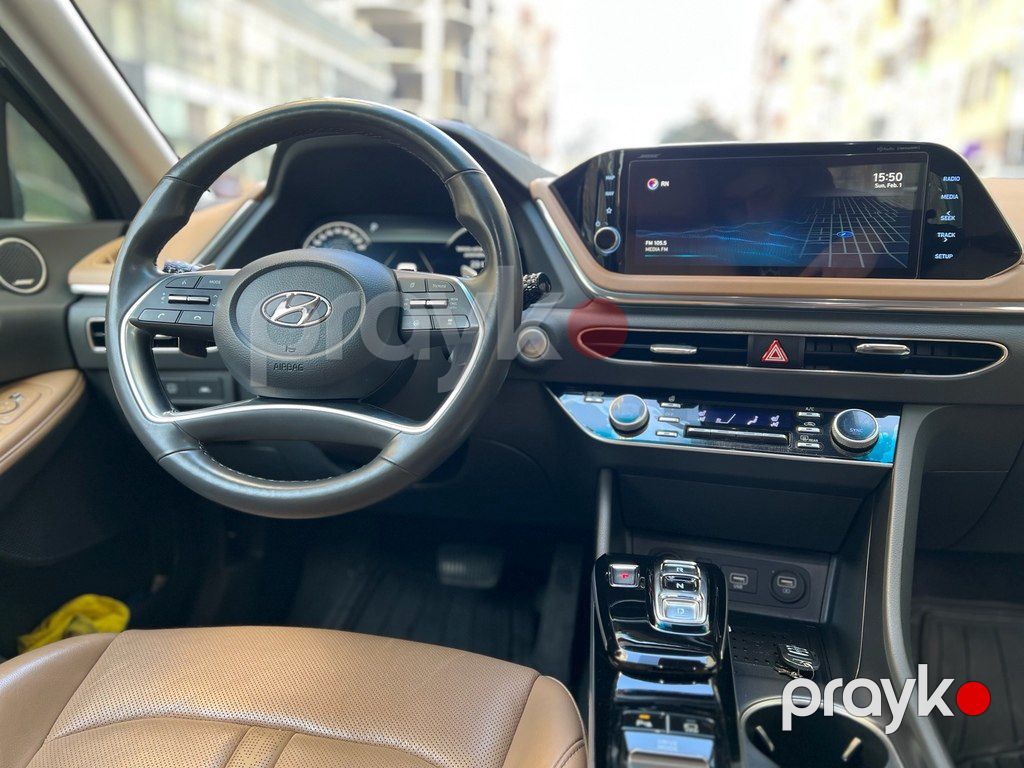 Hyundai Sonata, 2.0 L, 1.62 kWh, 2021 il, 93 200 km — Avtomobillər, Bakı (12)