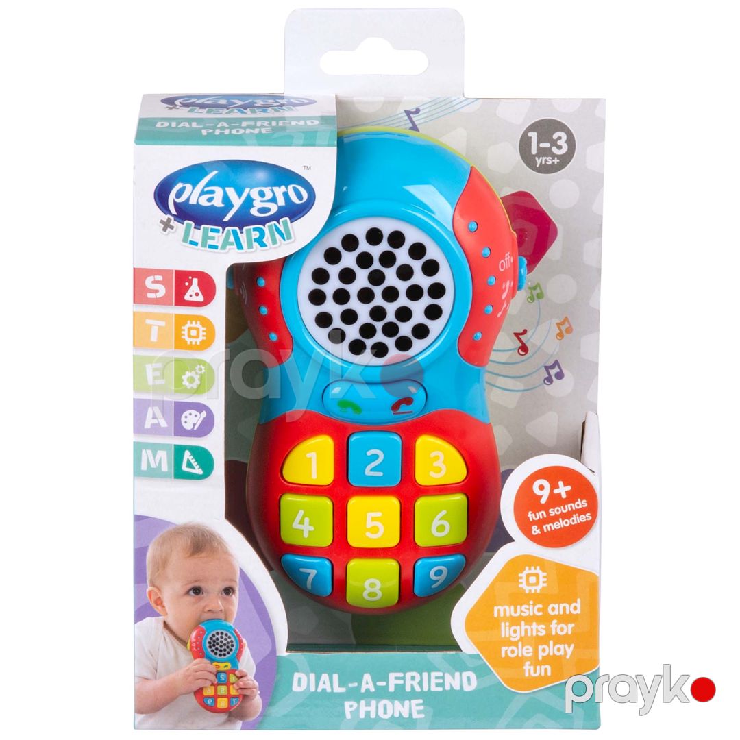 İnteraktiv oyuncaq Playgro Telefon, 1-3 yaş, rəngarəng — Mallar, Bakı (2)