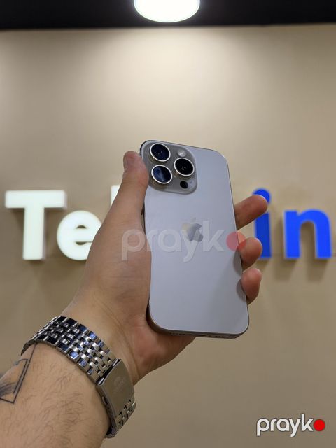 IPhone 16 Pro, 256 GB, Natural Titanium, Zəmanət, Simsiz şarj, Face ID — Bakı
