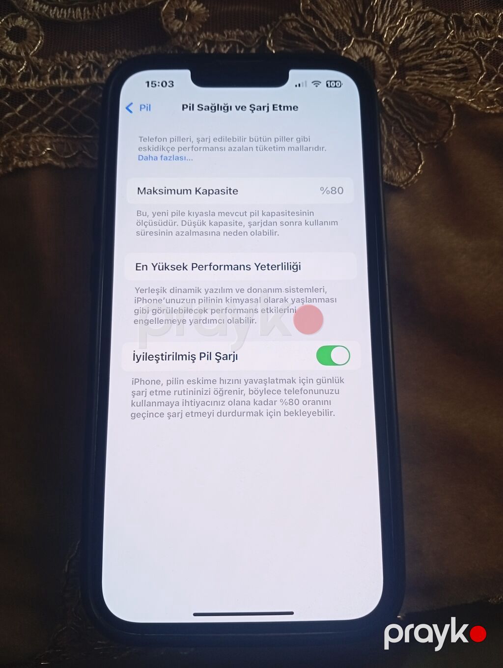 IPhone 13 Pro, 128 GB, Desert Titanium, Barmaq izi, Face ID, Sənədlərlə — Apple iPhone, Bakı (6)