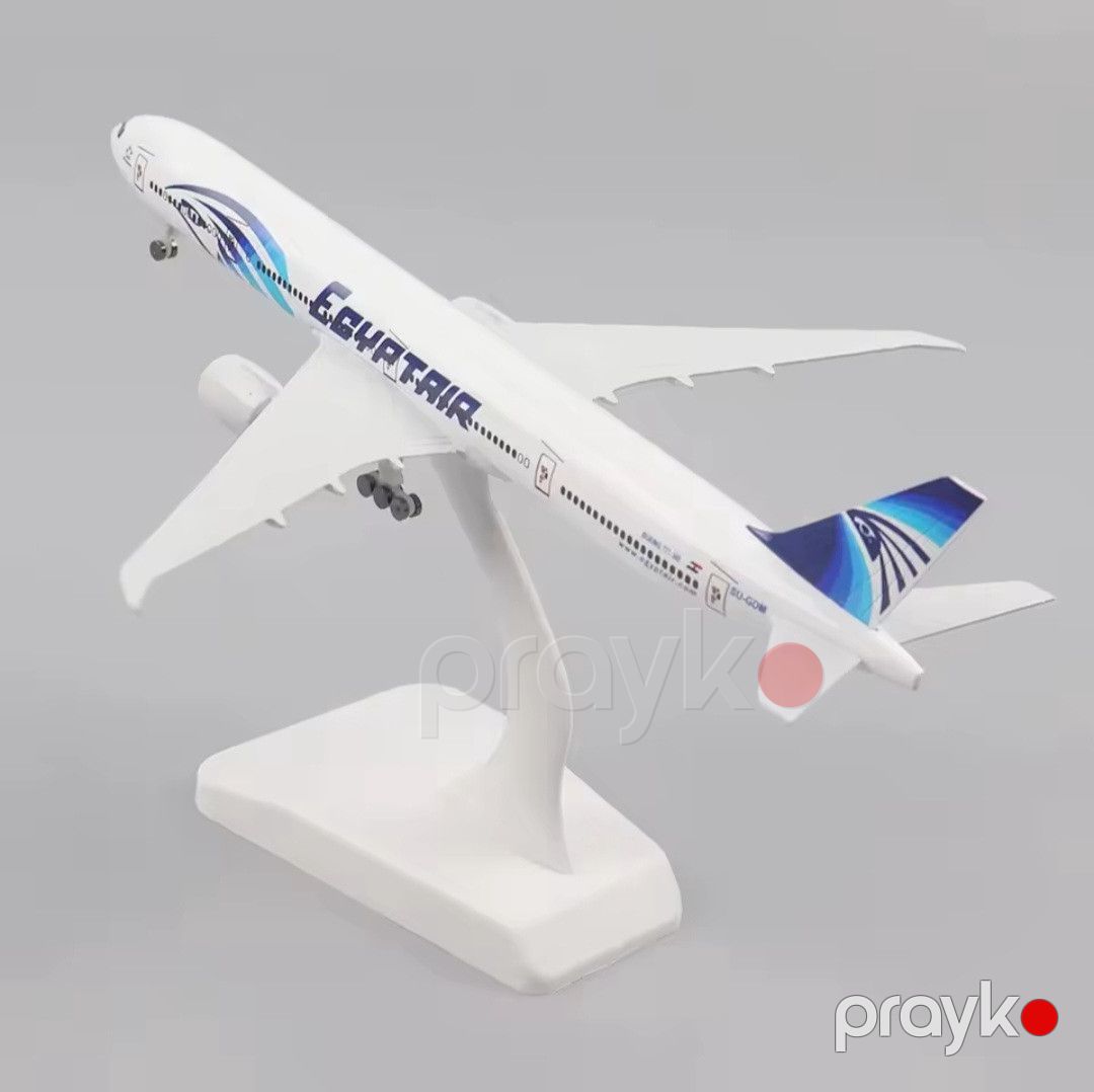 Kolleksiya fiquru Aircraft Model EgyptAir Boeing 777-300, 18x16x9 sm — Mallar, Bakı (2)