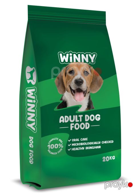 Quru yem itlər üçün Winny Adult Dog Food toyuq dadı ilə, 20 kq — Bakı