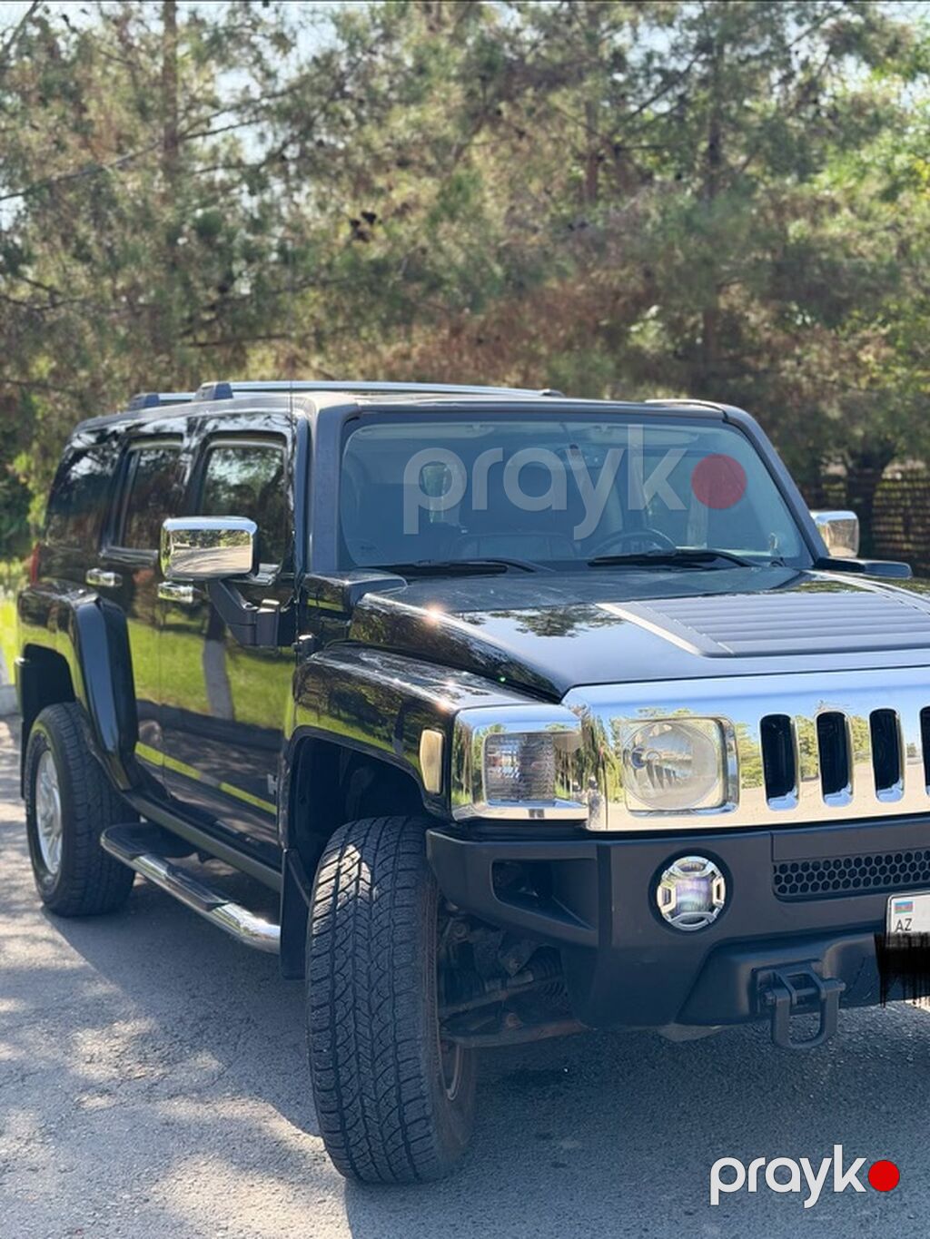 Hummer H3, qara rəng, 5 qapı SUV 3.2cdi dizel 4göz matoru qoyulub — Avtomobillər, Kürdəmir (10)