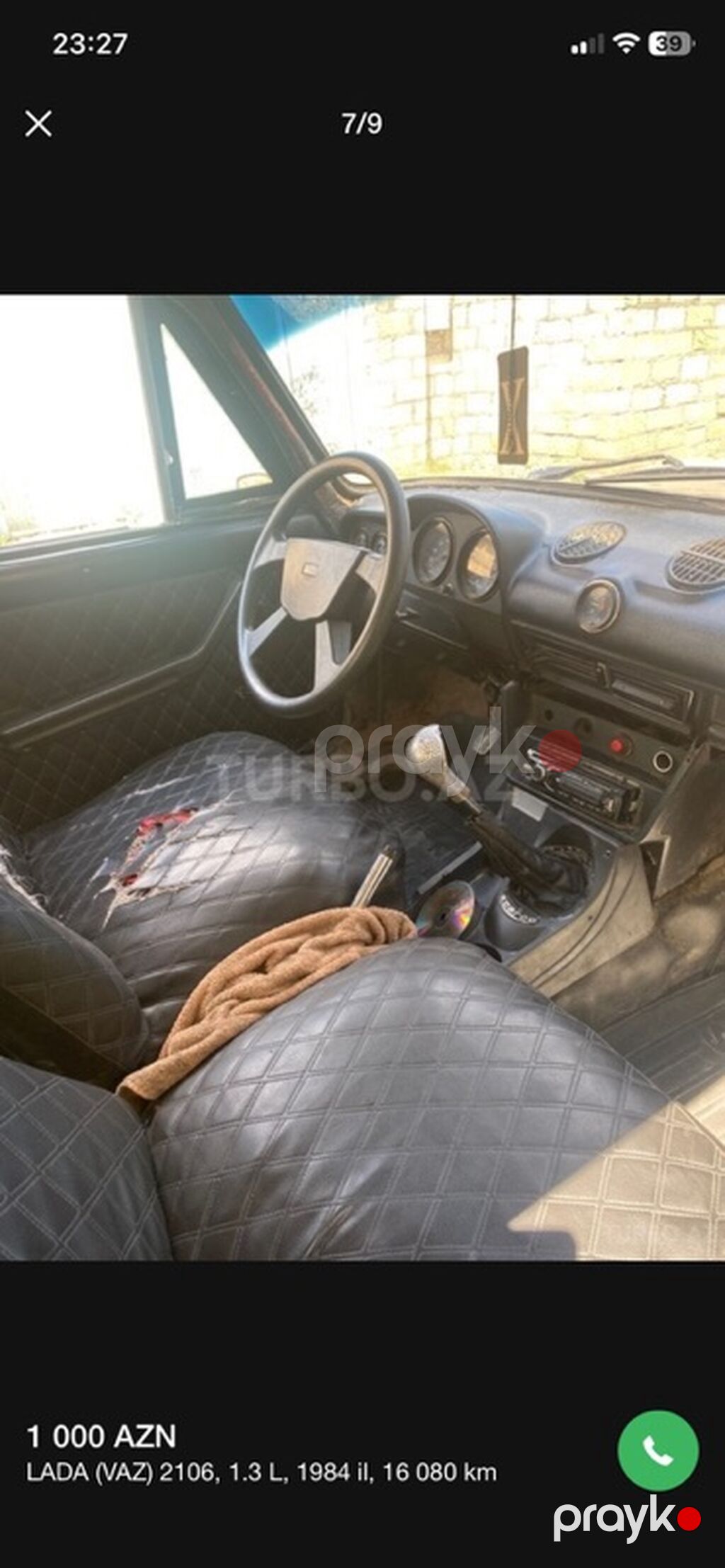 VAZ (Lada) 2106: 1.3 l 1982 il 16080 km Sedan — Avtomobillər, Ağdam (7)