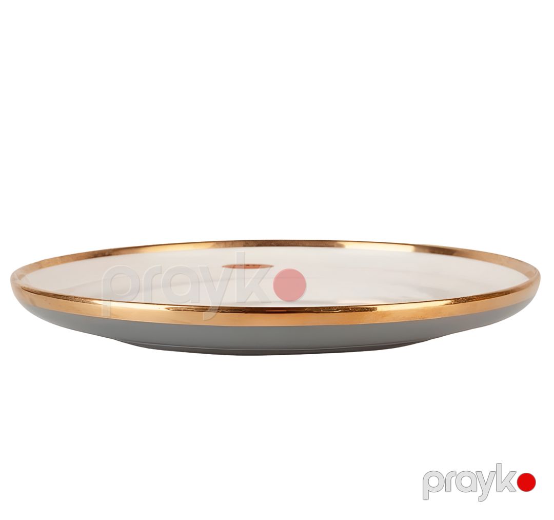 Boşqab Nouvelle Home Royal Line Gray, farfor, 20 sm — Mallar, Bakı (2)
