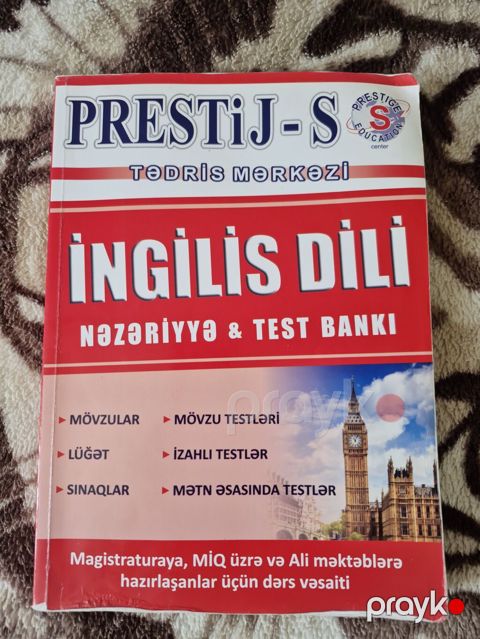 Məhsul: “Prestij-s Tədris Mərkəzi – İngilis Dili Nəzəriyyə & Test — Bakı