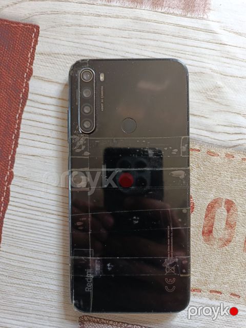 Redmi Note 8, 128 GB, rəng - Qara, Barmaq izi — Bakı