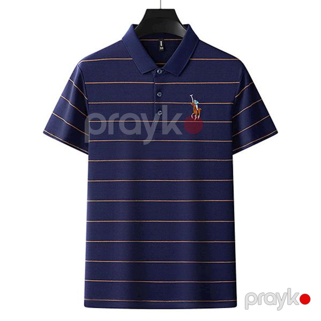 Kişilər üçün polo EB 873, tünd-göy, pambıq/neylon, ölçü 2XL — Mallar, Bakı (2)