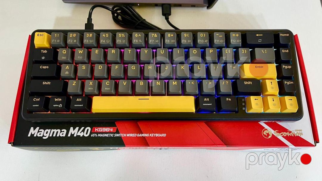 Klaviatura Marvo Magma M40 Magnetic Gaming — Periferik cihazlar, Bakı (2)