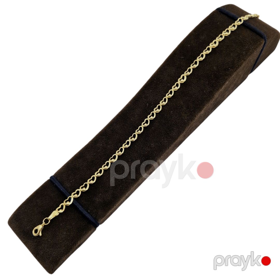 Qızıl ürək qolbaq Azgold 585 əyar No Brand — Mallar, Bakı (2)