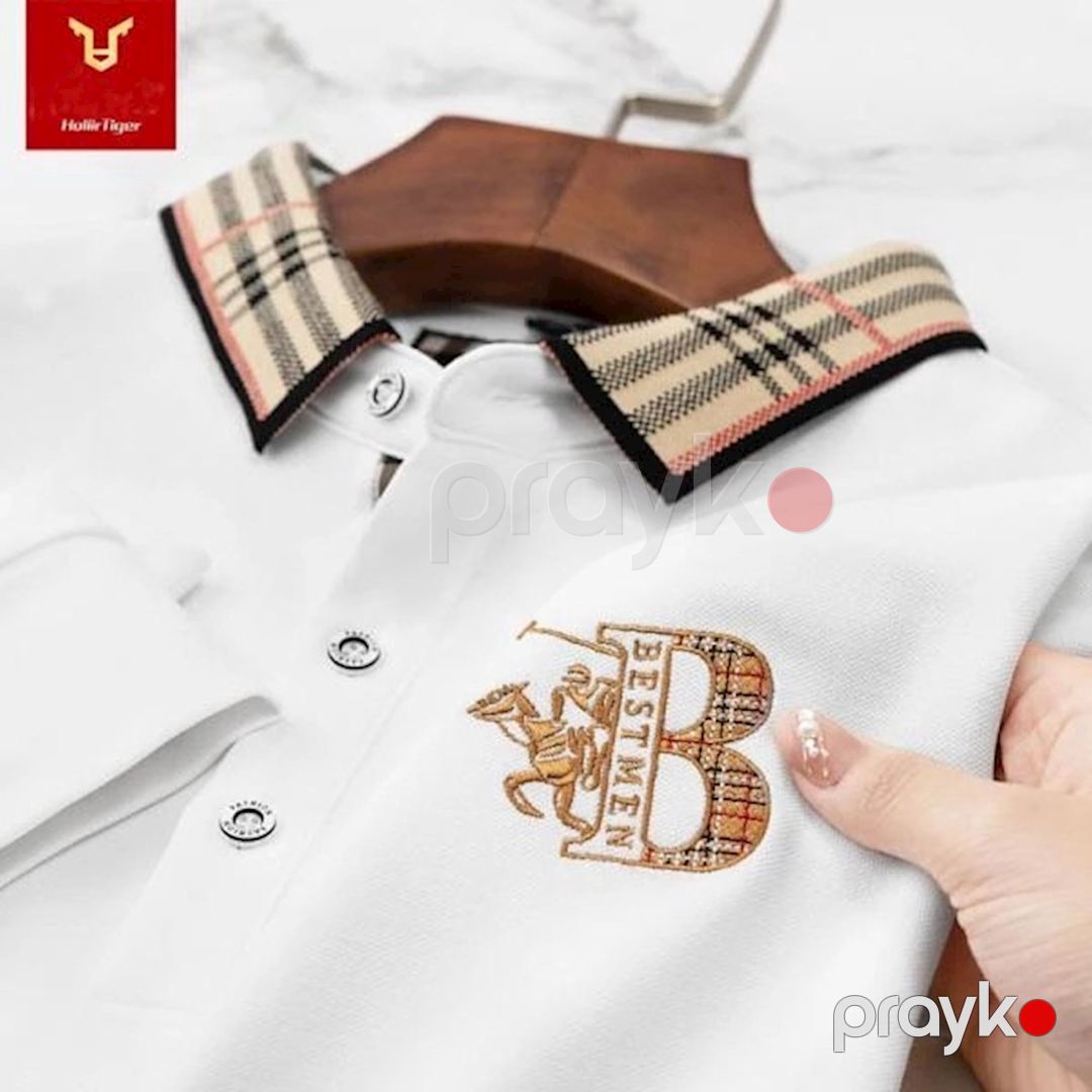 Kişilər üçün polo 58-857, ağ, pambıq/viskoz, ölçü L — Mallar, Bakı (2)