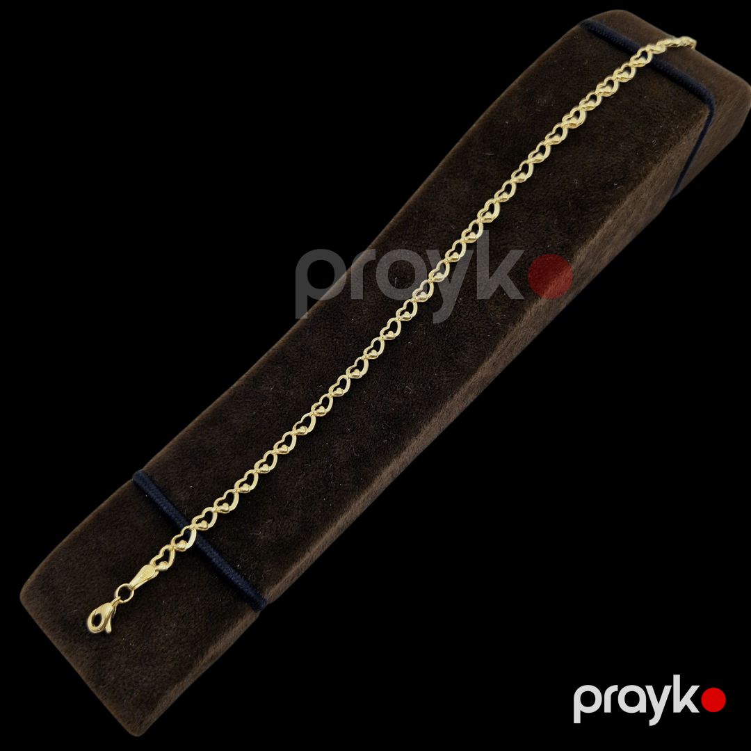 Qızıl ürək qolbaq Azgold 585 əyar No Brand — Mallar, Bakı (3)