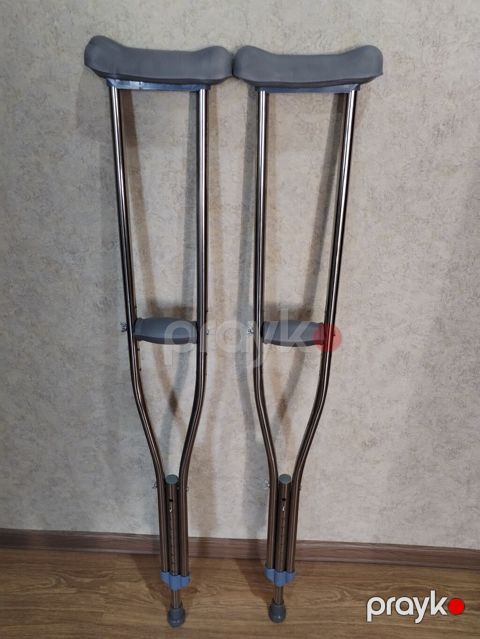 Koltukaltı tipli metal qoltuqağacı cütü - Material: yüngül, dayanıqlı — Bakı