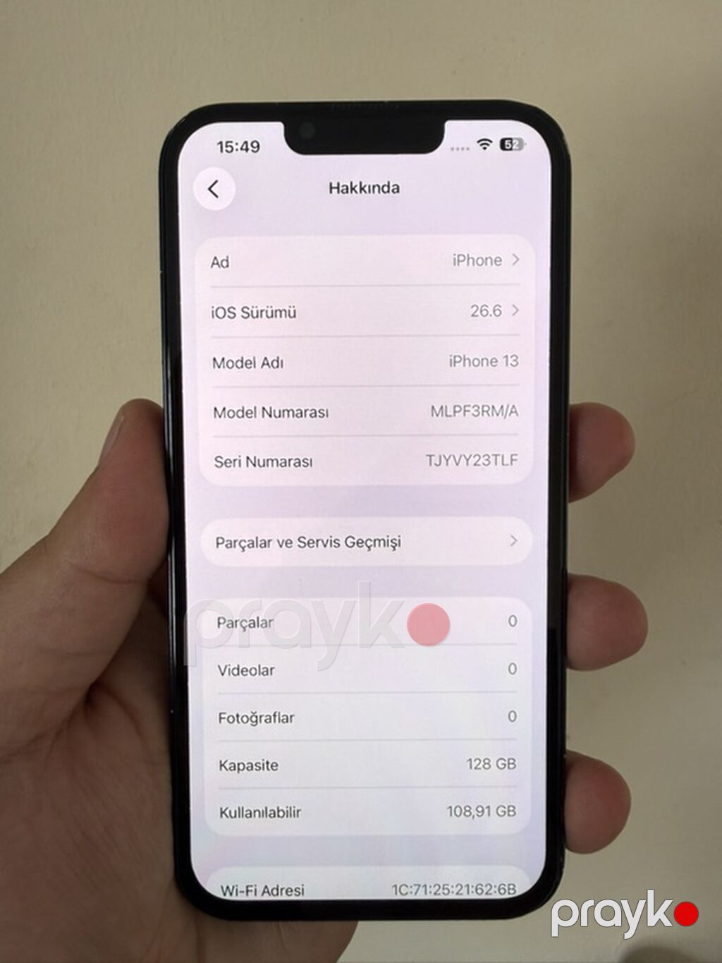 IPhone 13, 128 GB, Qara, Face ID — Apple iPhone, Bakı (3)