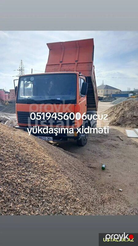 Söküntü zibil tullantı daşınması xidmət — Yük daşıma xidmətləri, Bakı (5)