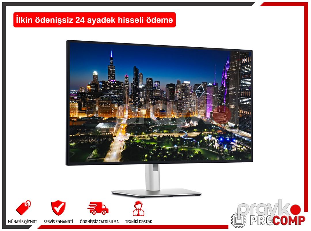 Dell UltraSharp 32 4K Thunderbolt Hub monitor U3225QE 210-BQTK — Kompüterlər və noutbuklar, Bakı (2)