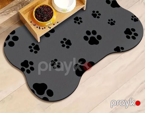 Yem qabı üçün xalça, boz, 30x50 sm — Bakı