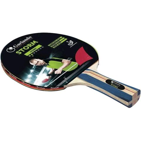 Masaüstü tennis üçün raketka Garlando Storm 2C4-1114, mavi/qırmızı, 2 ulduz — Bakı
