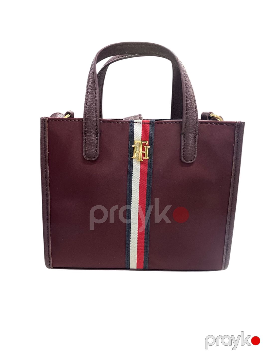 Kross-bodi çanta qadınlar üçün Tommy Hilfiger XW03720, poliuretan, tünd qırmızı — Mallar, Bakı (3)