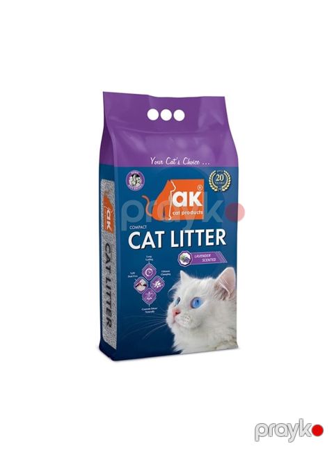 Pişik tualeti üçün doldurucu AK Cat lavanda ətirli, 11.8 l — Bakı