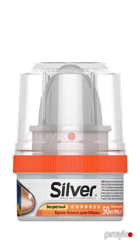 Krem-parıltı ayaqqabı üçün Silver SL1B103 təbii, 50 ml — Bakı