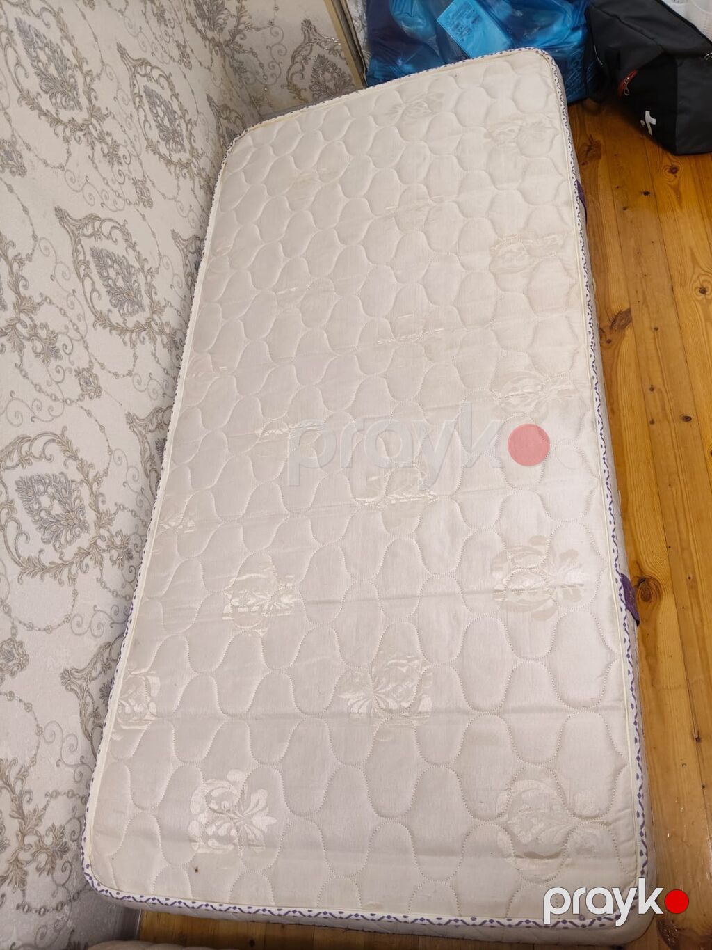 Tək nəfərlik metal çarpayı + Royal Spine Care döşək dəsti — Yataqlar, Xırdalan (6)