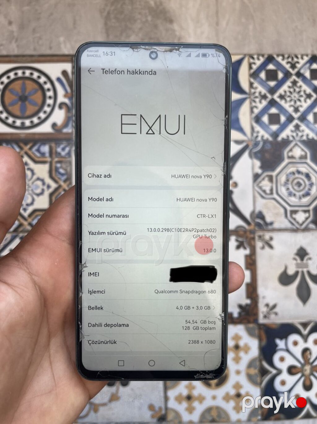 Huawei Nova Y90, 128 GB, rəng - Mavi, Barmaq izi, İki sim kartlı — Huawei, Xırdalan (3)