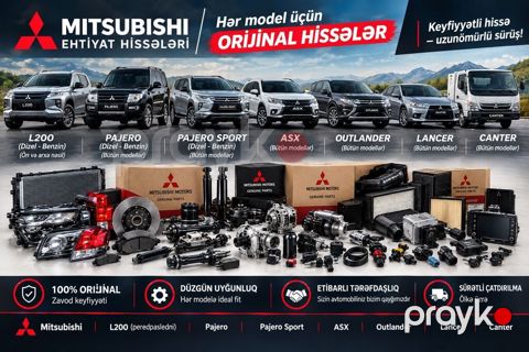 Mitsubishi üçün orijinal ehtiyat hissələri Zavod istehsalı, 100% — Bakı