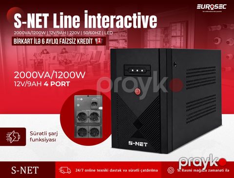 Ups"s-net Line interactive 2000VA/1200W" — Bakı