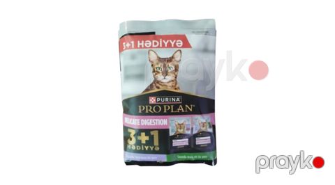 Yaş yem Purina Proplan Delicate Digestion 3 əd + 1 əd Hədiyyə — Bakı