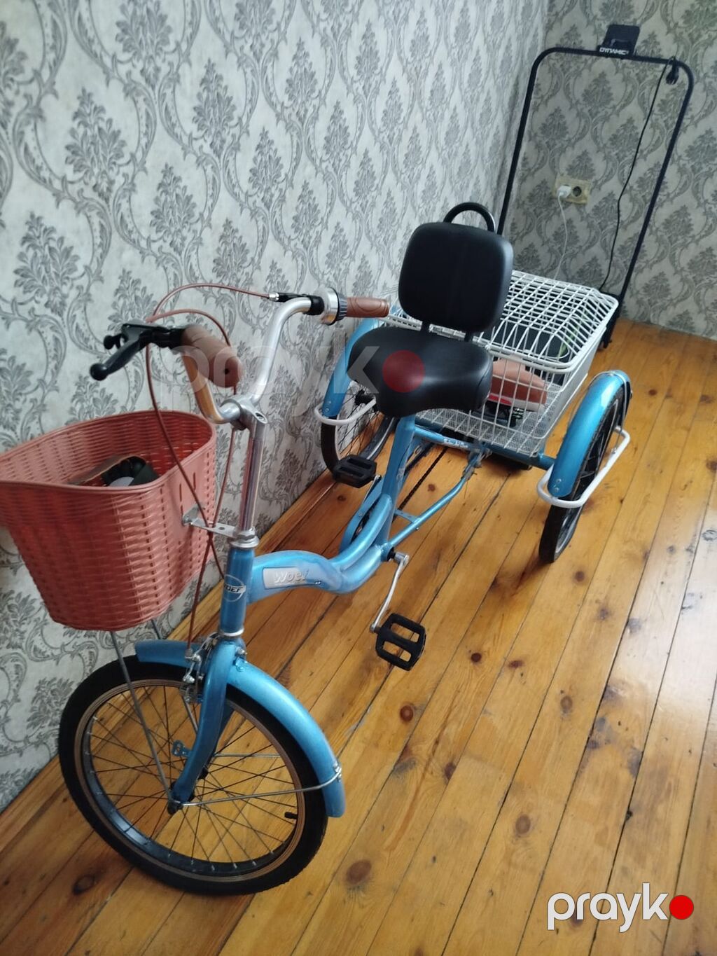 Uşaqdaşıma oturacağı olan yük səbətli üçtəkərli velosiped - Rəng — Yol velosipedləri, Digah (2)