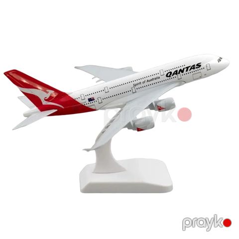 Kolleksiya fiquru Qantas Airbus A380, 17.5x20x10 sm — Bakı
