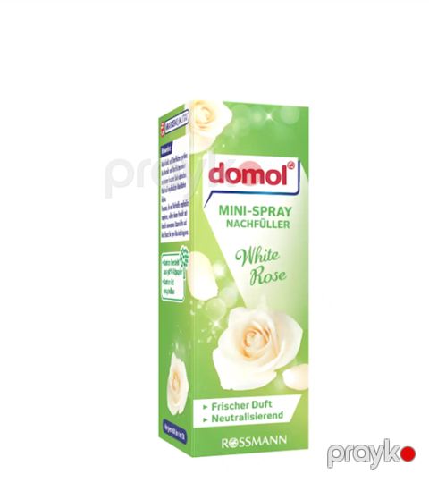 Hava təravətləndiricisi domol Mini-Spray Nachfüller White Rose, 25 ml — Bakı