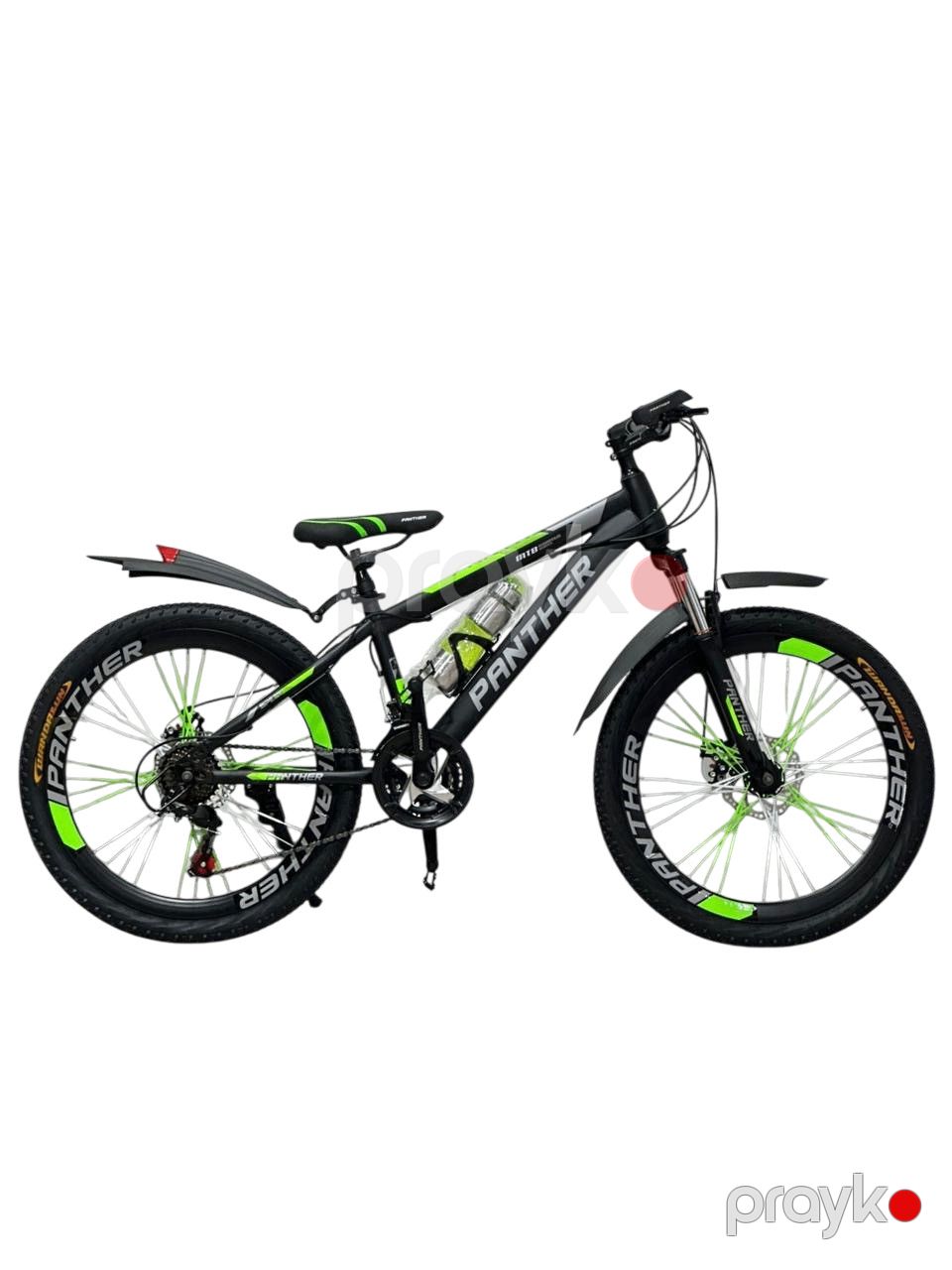Dağ velosipedi Panter, 24", Yaşıl/Qara — Velosipedlər, Bakı (2)