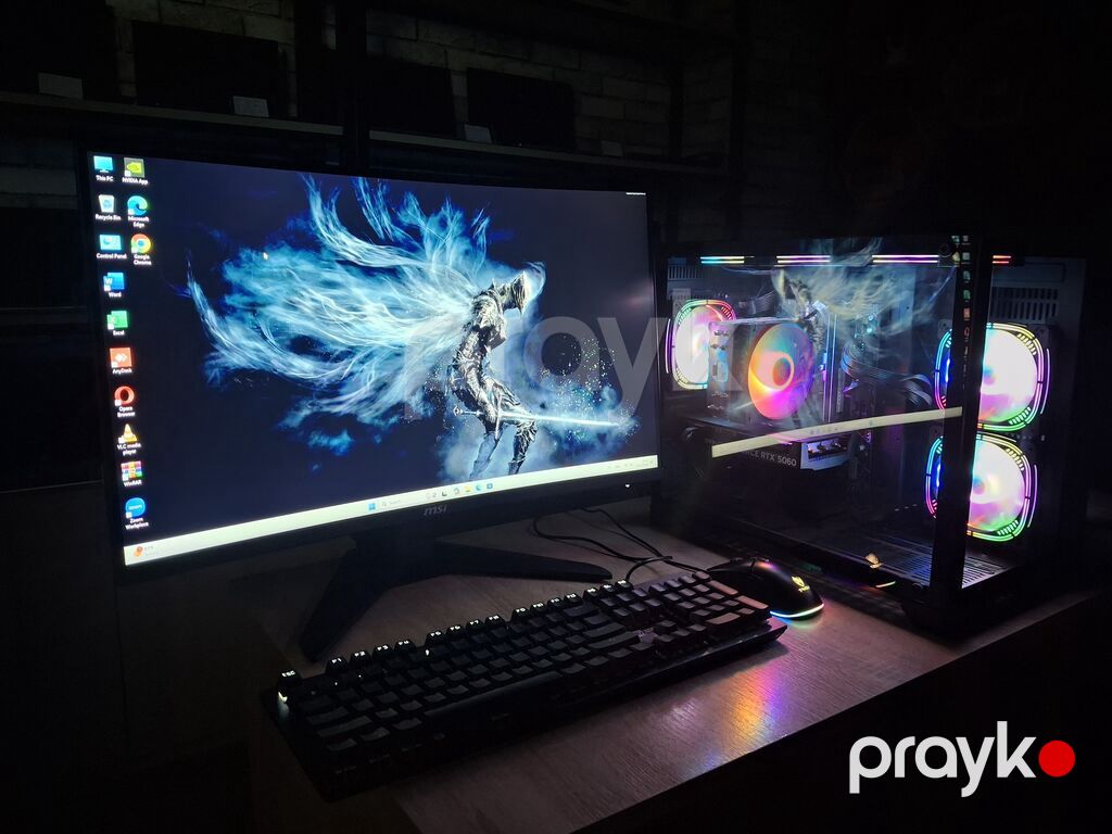 RTX 5060 8GB + i5-12400F + MSI 280Hz Gaming Setup Tam ideal — Masaüstü kompüterlər, Bakı (5)