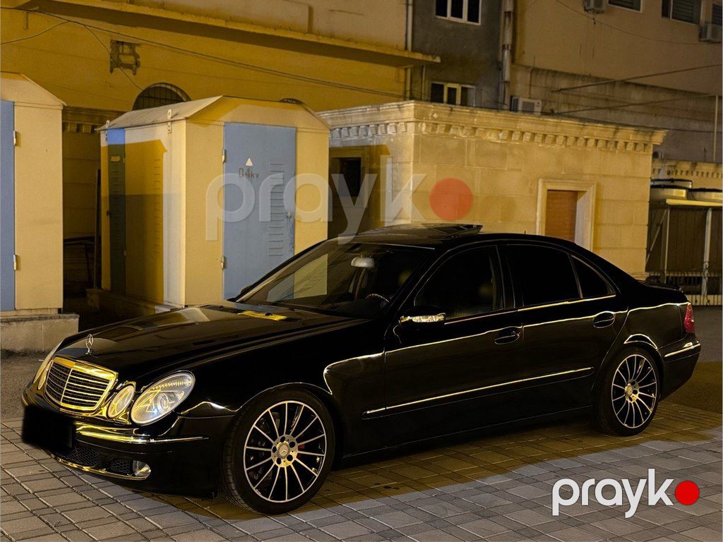 Mercedes E 320, 3.2 L, 2003 il, 348 000 km — Avtomobillər, Gəncə (2)