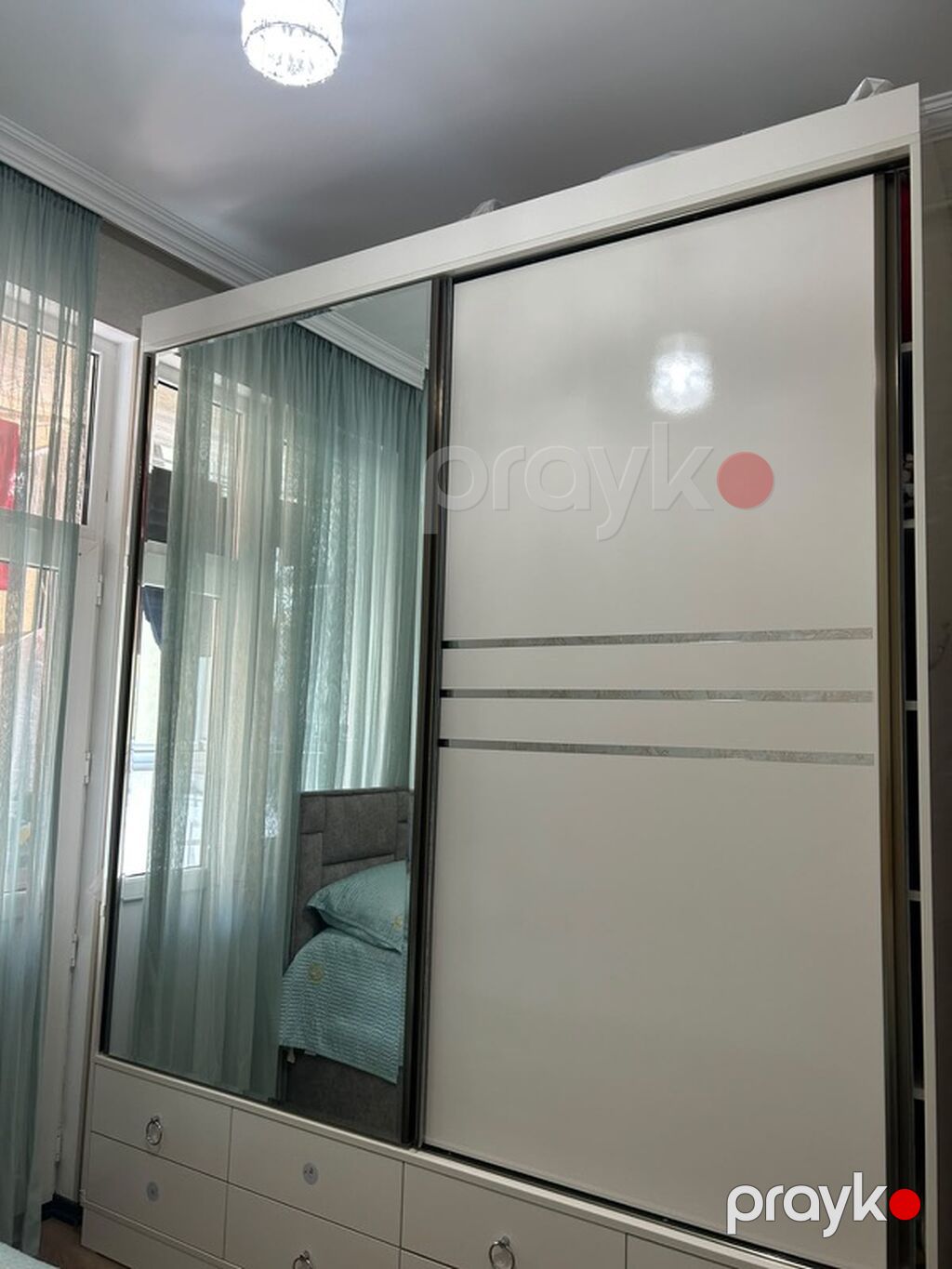 2 otaqlı mənzil – studiya tipli qonaq otağı və mətbəx Plan və — Mənzil, Sumqayıt (7)