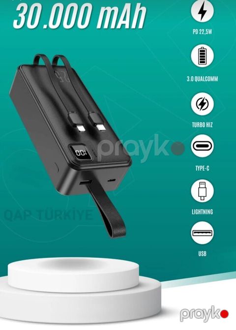 Powerbank 30000 mah — Quba