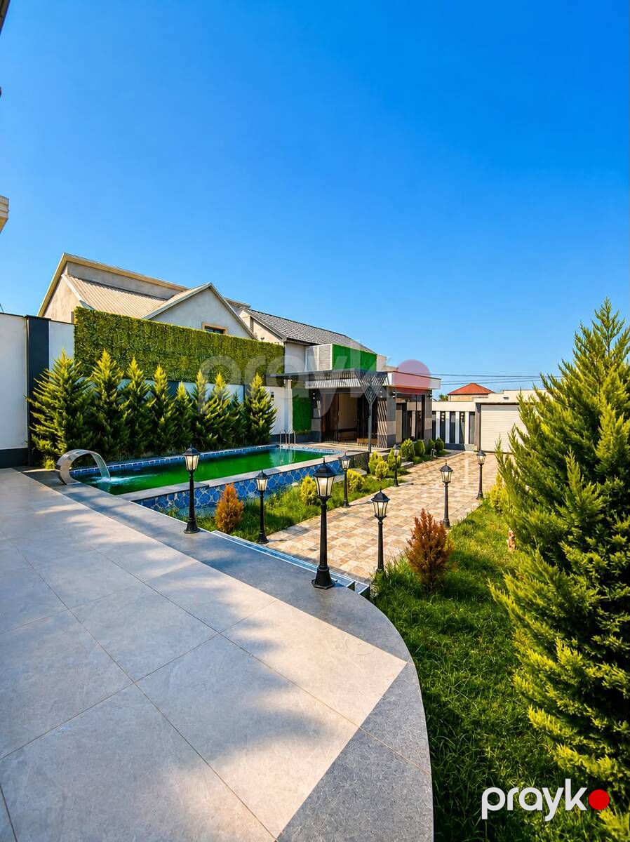 Satılır 4 otaqlı həyət evi/bağ evi 220 m² — Ev, villa, Bakı (4)