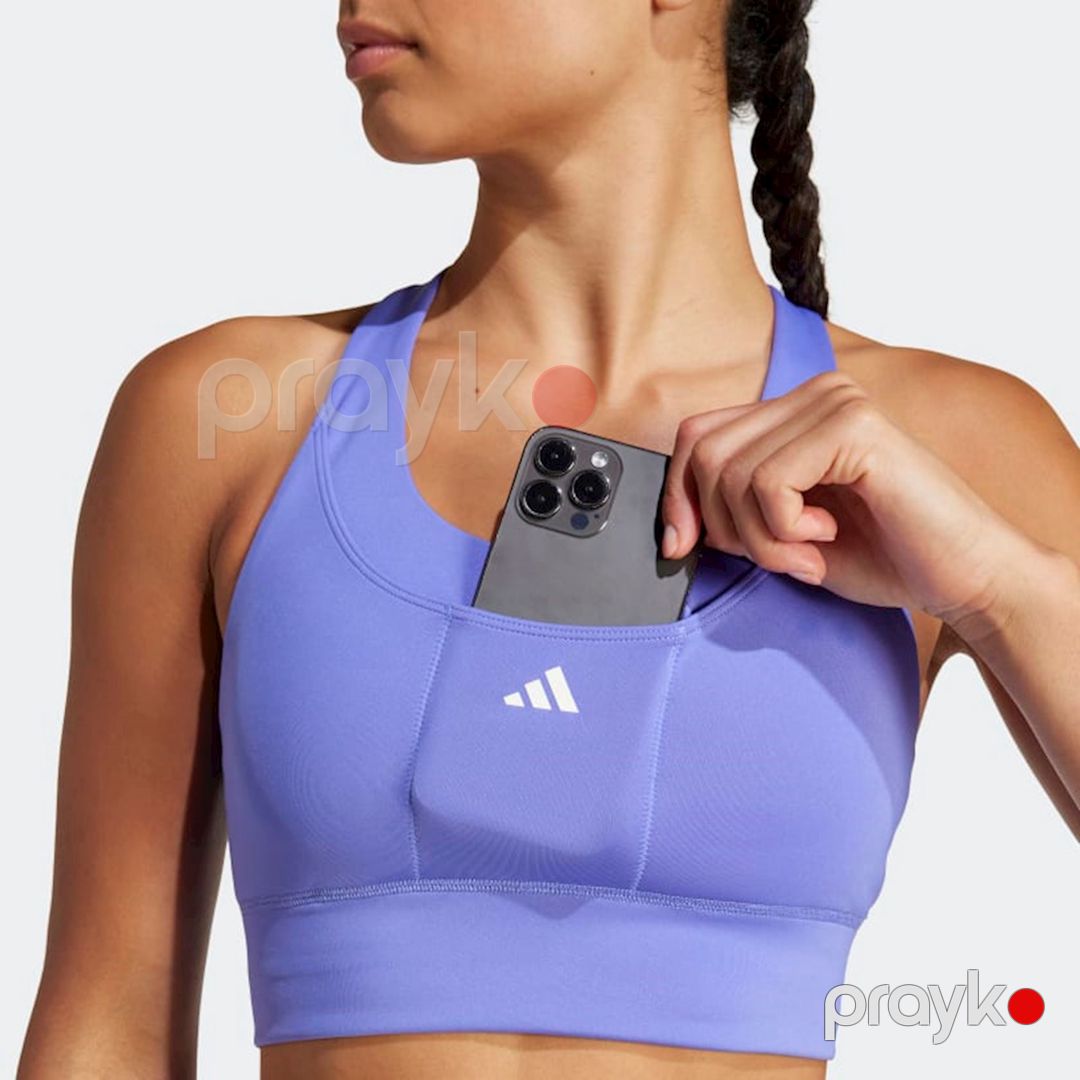 Qadınlar üçün idman büsthalter Adidas IW5331, mavi, ölçü S — Mallar, Bakı (3)