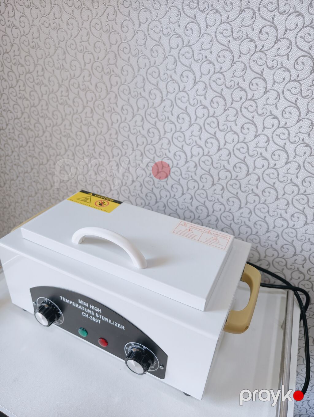 Yüksək temperaturla sterilizasiya edən quru hava tipli cihaz Manikür — Kreslo, Bakı (5)
