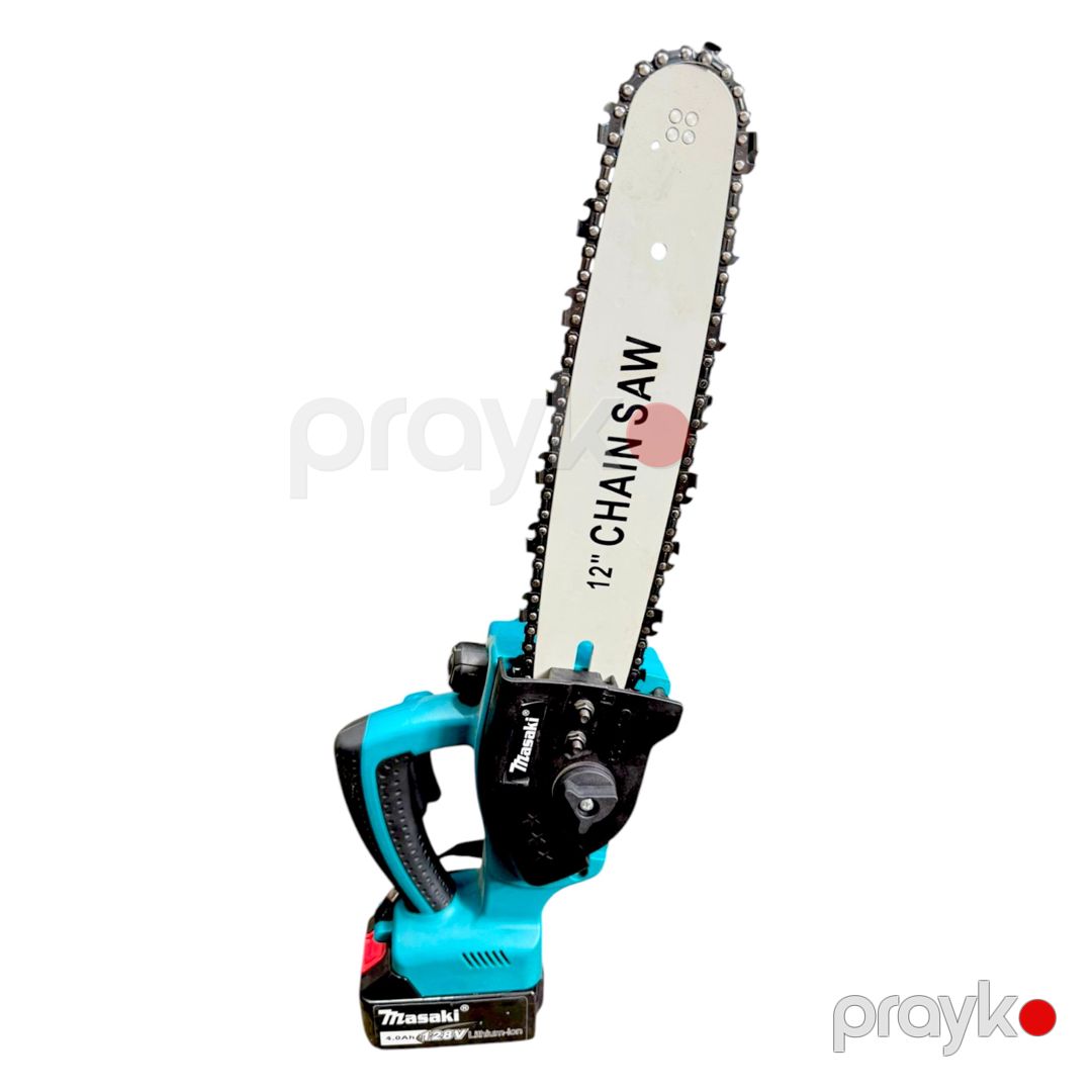 Akkumulyatorlu zəncirli mişar Masaki 12", 128V, 4.0 Ah Li-Ion - Masaki_12D128V4A — Mallar, Bakı (2)