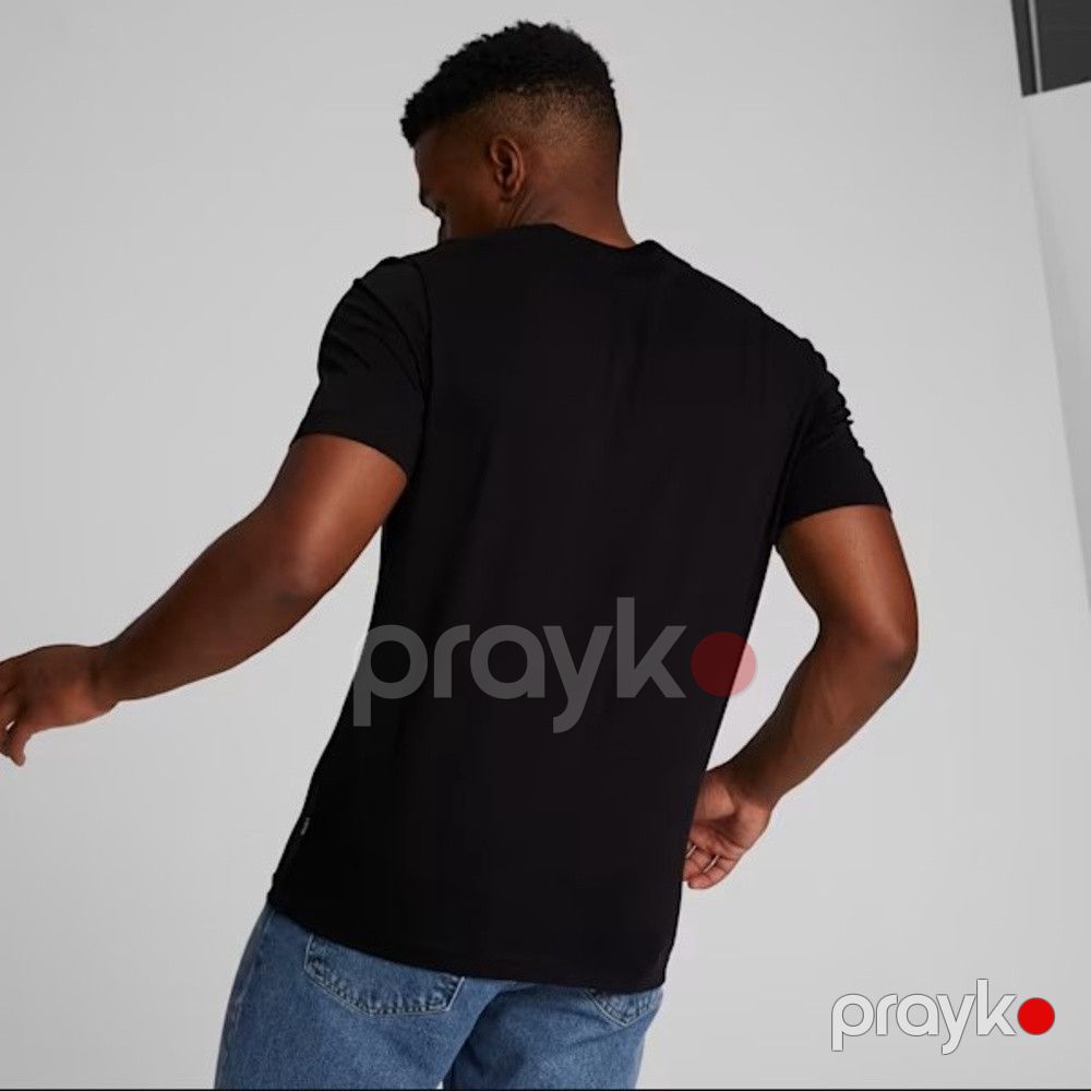 Kişilər üçün futbolka Puma Essentials, qara, pambıq, ölçü M — Mallar, Bakı (3)