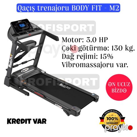 Qaçış trenajoru “Body Fit - M2” — Bakı