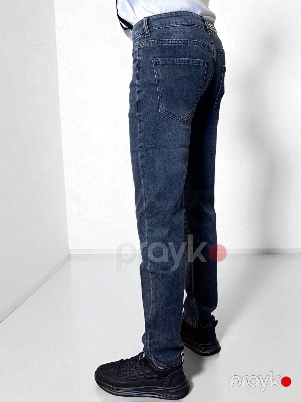 Kişilər üçün dar cins TCS 2243, göy, pambıq, ölçü 31 — Mallar, Bakı (3)