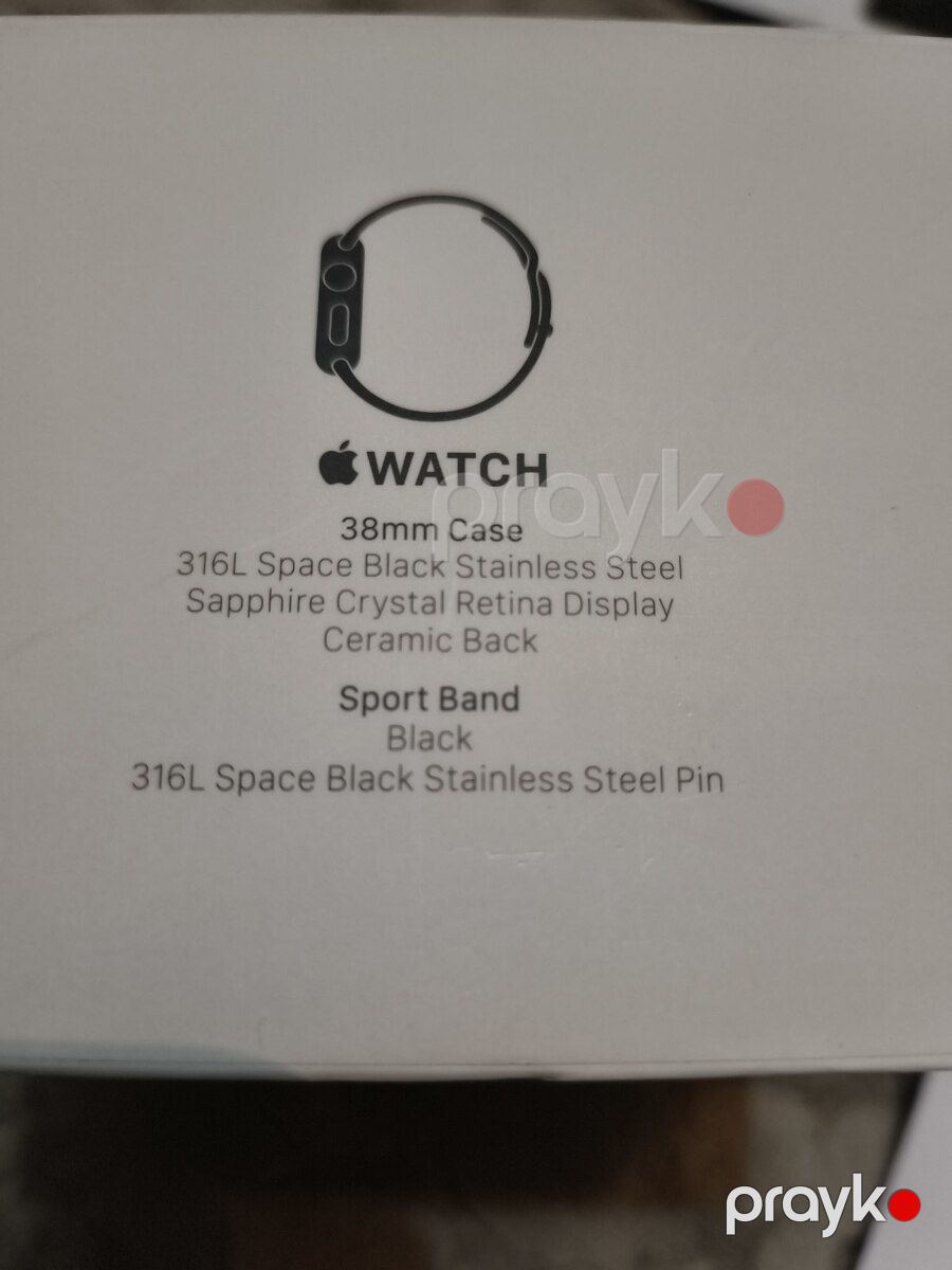 Apple Watch Series 1 Stainless Steel Space Black 38mm — Ağıllı saatlar və biləkliklər, Bakı (2)
