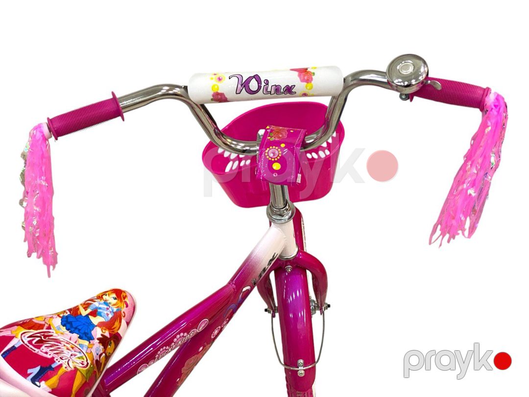 Uşaq velosipedi Lucky Kids Winx, çəhrayı — Velosipedlər, Bakı (3)