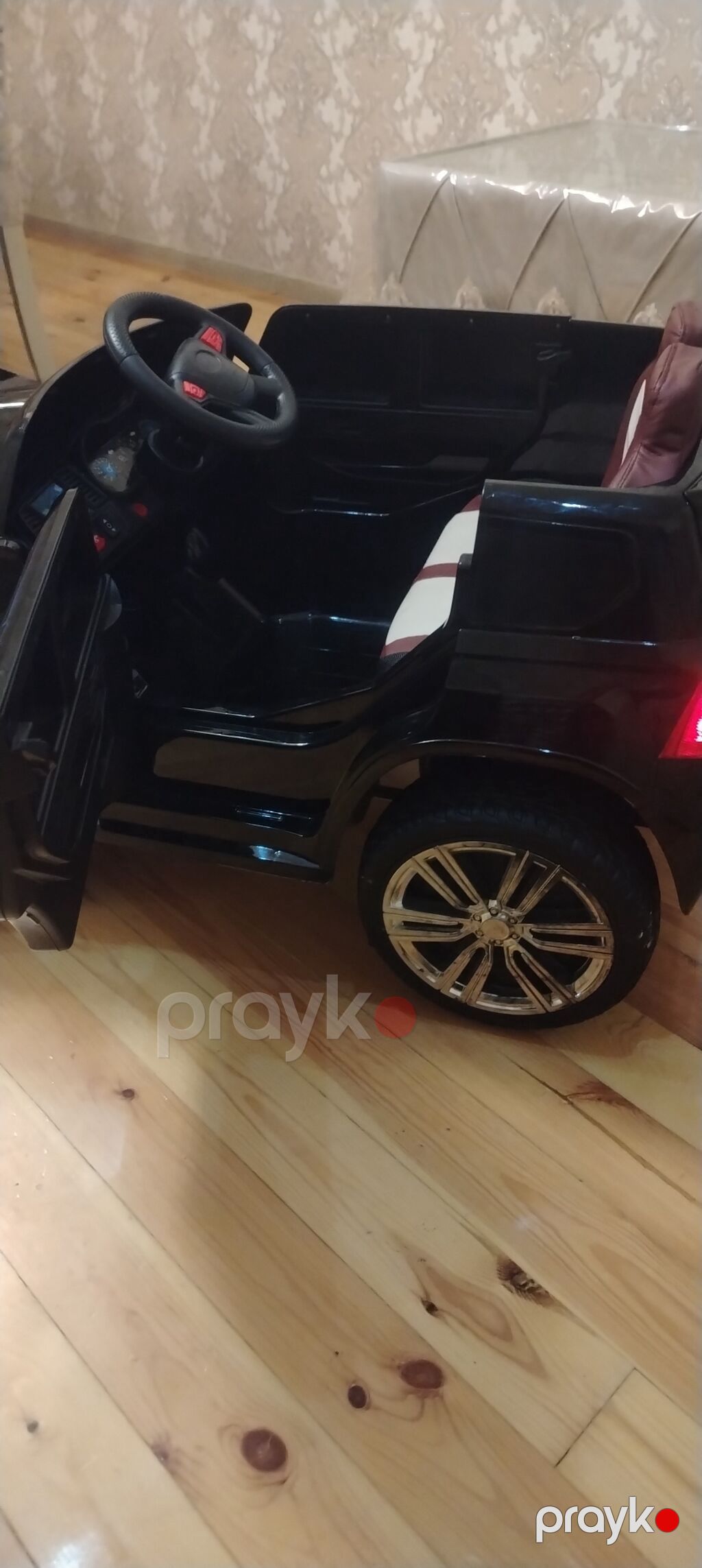 Uşaq elektrik maşını – Mercedes üslubunda, qara rəng Xüsusiyyətlər — Uşaq avtomobilləri, Mehdiabad (4)