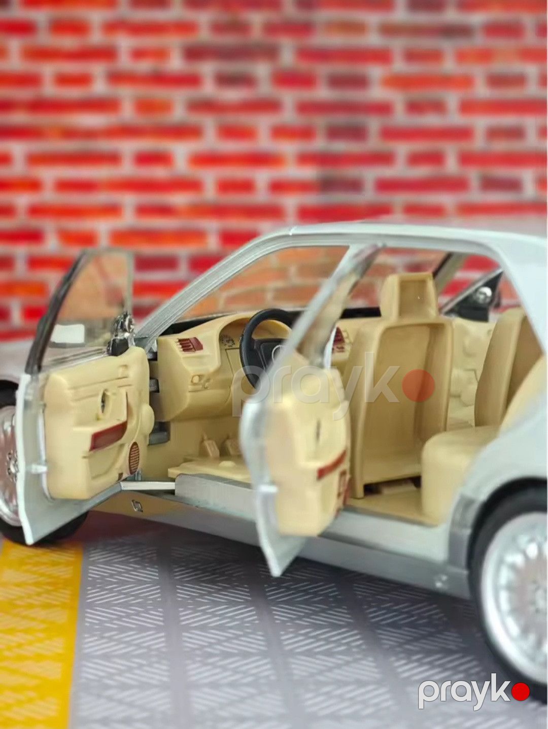 Maşın Mercedes Benz W140 S320 Classic Sedan 1:24, metal/plastik/rezin, gümüşü, 20.5x6.5x5.5 sm — Mallar, Bakı (3)