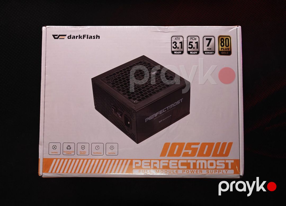 DarkFlash PMT1050 1050W 80+ Gold ATX 3.1 — Kompüterlər və noutbuklar, Bakı (2)